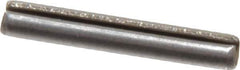 Value Collection - 3mm Diam x 20mm Long Slotted Spring Pin - Grade 1070-1080 Steel, Plain Finish - Exact Industrial Supply