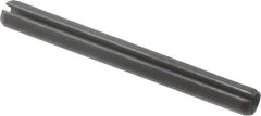 Value Collection - 3mm Diam x 30mm Long Slotted Spring Pin - Grade 1070-1080 Steel, Plain Finish - Exact Industrial Supply