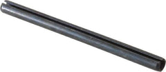 Value Collection - 3mm Diam x 40mm Long Slotted Spring Pin - Grade 1070-1080 Steel, Plain Finish - Exact Industrial Supply