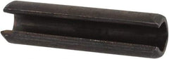 Value Collection - 3.5mm Diam x 14mm Long Slotted Spring Pin - Grade 1070-1080 Steel, Plain Finish - Exact Industrial Supply