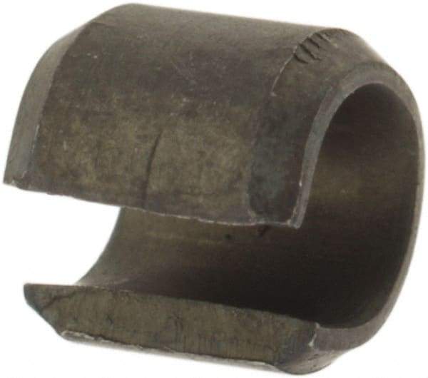 Value Collection - 4mm Diam x 4mm Long Slotted Spring Pin - Grade 1070-1080 Steel, Plain Finish - Exact Industrial Supply