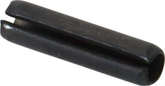 Value Collection - 5mm Diam x 20mm Long Slotted Spring Pin - Grade 1070-1080 Steel, Plain Finish - Exact Industrial Supply