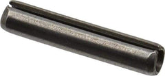 Value Collection - 5mm Diam x 26mm Long Slotted Spring Pin - Grade 1070-1080 Steel, Plain Finish - Exact Industrial Supply