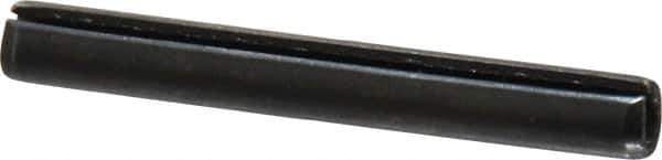 Value Collection - 5mm Diam x 40mm Long Slotted Spring Pin - Grade 1070-1080 Steel, Plain Finish - Exact Industrial Supply