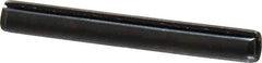 Value Collection - 5mm Diam x 40mm Long Slotted Spring Pin - Grade 1070-1080 Steel, Plain Finish - Exact Industrial Supply
