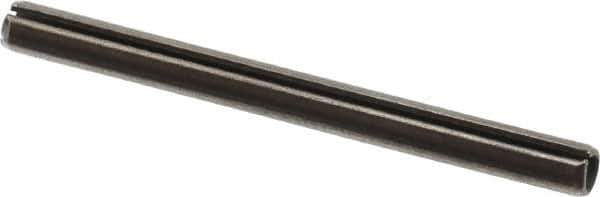 Value Collection - 5mm Diam x 60mm Long Slotted Spring Pin - Grade 1070-1080 Steel, Plain Finish - Exact Industrial Supply