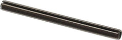 Value Collection - 5mm Diam x 60mm Long Slotted Spring Pin - Grade 1070-1080 Steel, Plain Finish - Exact Industrial Supply