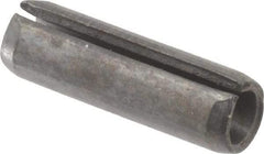 Value Collection - 6mm Diam x 20mm Long Slotted Spring Pin - Grade 1070-1080 Steel, Plain Finish - Exact Industrial Supply