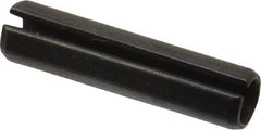 Value Collection - 6mm Diam x 26mm Long Slotted Spring Pin - Grade 1070-1080 Steel, Plain Finish - Exact Industrial Supply