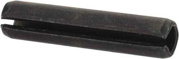 Value Collection - 6mm Diam x 28mm Long Slotted Spring Pin - Grade 1070-1080 Steel, Plain Finish - Exact Industrial Supply