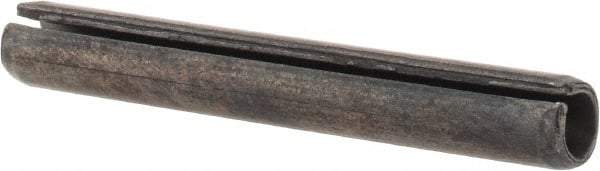 Value Collection - 6mm Diam x 45mm Long Slotted Spring Pin - Grade 1070-1080 Steel, Plain Finish - Exact Industrial Supply