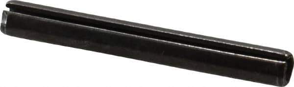 Value Collection - 6mm Diam x 50mm Long Slotted Spring Pin - Grade 1070-1080 Steel, Plain Finish - Exact Industrial Supply
