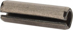 Value Collection - 8mm Diam x 26mm Long Slotted Spring Pin - Grade 1070-1080 Steel, Plain Finish - Exact Industrial Supply