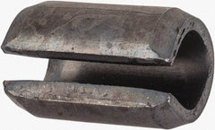 Value Collection - 12mm Diam x 20mm Long Slotted Spring Pin - Grade 1070-1080 Steel, Plain Finish - Exact Industrial Supply