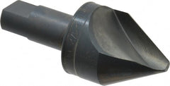 M.A. Ford - 1-1/2" Head Diam, 3/4" Shank Diam, 1 Flute 60° High Speed Steel Countersink - Exact Industrial Supply