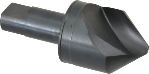 M.A. Ford - 1-1/2" Head Diam, 3/4" Shank Diam, 1 Flute 82° High Speed Steel Countersink - Exact Industrial Supply