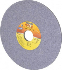 Norton - 8" Diam x 1-1/4" Hole x 1/4" Thick, K Hardness, 46 Grit Surface Grinding Wheel - Aluminum Oxide, Type 1, Coarse Grade, 3,600 Max RPM, Vitrified Bond, No Recess - Exact Industrial Supply