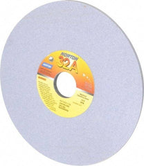 Norton - 8" Diam x 1-1/4" Hole x 1/4" Thick, I Hardness, 100 Grit Surface Grinding Wheel - Aluminum Oxide, Type 1, Fine Grade, 3,600 Max RPM, Vitrified Bond, No Recess - Exact Industrial Supply