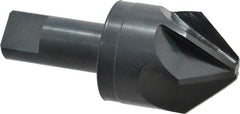 M.A. Ford - 1-1/2" Head Diam, 3/4" Shank Diam, 6 Flute 82° High Speed Steel Countersink - Exact Industrial Supply