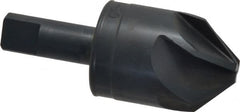 M.A. Ford - 1-1/4" Head Diam, 1/2" Shank Diam, 6 Flute 90° High Speed Steel Countersink - Exact Industrial Supply