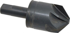 M.A. Ford - 1-1/4" Head Diam, 1/2" Shank Diam, 6 Flute 100° High Speed Steel Countersink - Exact Industrial Supply