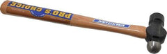 Vaughan Bushnell - 1-1/4 Lb Head Ball Pein Hammer - Hickory Handle, 15" OAL - Exact Industrial Supply
