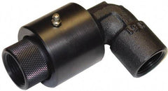Barco - 4" Pipe, 4" Flange Thickness, Plane Swivel, Single 90 Elbow Swivel Joint - Carbon Steel, Size Code 32, NPT Ends - Exact Industrial Supply