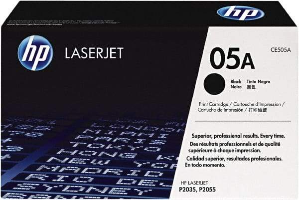 Hewlett-Packard - Black Toner Cartridge - Use with HP LaserJet P2035, P2055 - Exact Industrial Supply