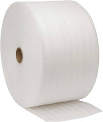 Value Collection - 375' Long x 12" Wide x 3/32" Thick, Polyethylene Foam - White - Exact Industrial Supply