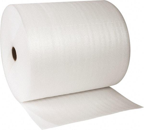 Value Collection - 375' Long x 24" Wide x 3/32" Thick, Polyethylene Foam - White - Exact Industrial Supply