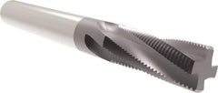 Allied Machine and Engineering - #8-36 UN, 0.115" Cutting Diam, 3 Flute, Solid Carbide Helical Flute Thread Mill - Internal/External Thread, 1/4" LOC, 2" OAL, 1/8" Shank Diam - Exact Industrial Supply