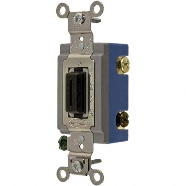 Hubbell Wiring Device-Kellems - Key Switches Switch Type: 6 Tumbler Switch Sequence: On-Off - Exact Industrial Supply