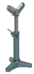 Palmgren - 38-1/2 Inch High V Roller Support Stand - 2,000 Lbs. Limit - Exact Industrial Supply