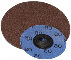 Superior Abrasives - 3" Disc Diam, 180 Grit, Aluminum Oxide Quick Change Disc - Type S Attaching System, Coated, Very Fine Grade - Exact Industrial Supply