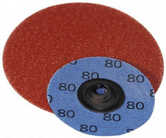 Superior Abrasives - 2" Disc Diam, 60 Grit, Aluminum Oxide Quick Change Disc - Type S Attaching System, Coated, Medium Grade - Exact Industrial Supply