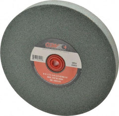 Camel Grinding Wheels - 80 Grit Silicon Carbide Bench & Pedestal Grinding Wheel - 8" Diam x 1" Hole x 1" Thick, 3600 Max RPM, I Hardness, Medium Grade , Vitrified Bond - Exact Industrial Supply