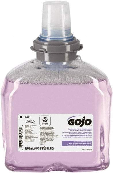 GOJO - 1,200 mL Dispenser Refill Foam Hand Cleaner - General Duty, Purple, Cranberry Scent - Exact Industrial Supply