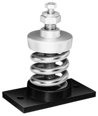 Mason Ind. - 3/8-16 Bolt Thread, 3-5/8" Long x 2-1/4" Wide x 4-1/4" High Stud Mount Leveling Pad & Mount - 125 Max Lb Capacity - Exact Industrial Supply