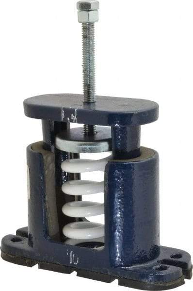 Mason Ind. - 3/8 x 4 Bolt Thread, 4" Long x 2-1/8" Wide x 4-1/2" High Stud Mount Leveling Pad & Mount - 625 Max Lb Capacity - Exact Industrial Supply