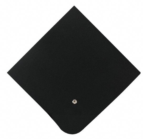 Wearwell - 75 Ft. Long x 3 Ft. Wide x 9/16 Inch Thick, Rubber Smooth Surface Pattern, Electrically Conductive Antistatic Matting - 1 x 104 Ohm Surface to Surface, 8 x 105 Ohm Surface to Ground Resistivity, Black - Exact Industrial Supply