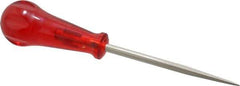 Wiha - 6-1/2" OAL Steel Reaming Awl - Plastic Handle - Exact Industrial Supply