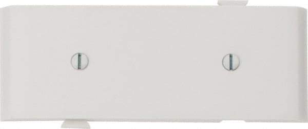 Pass & Seymour - 1 Gang, 4.9062 Inch Long x 1-13/16 Inch Wide, Blank Wall Plate - Blank, White, Nylon - Exact Industrial Supply