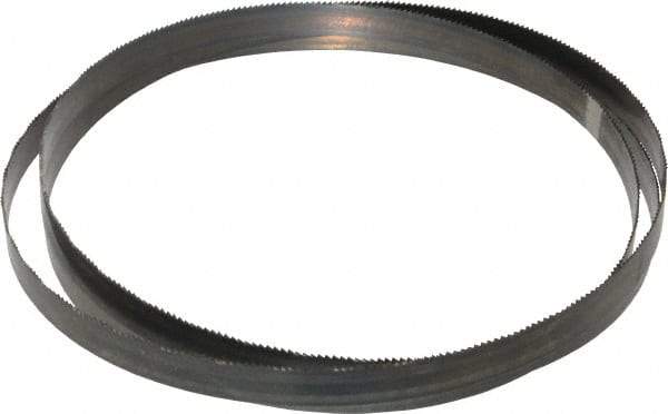 Disston - 14 TPI, 5' 4-1/2" Long x 1/2" Wide x 0.025" Thick, Welded Band Saw Blade - Carbon Steel, Toothed Edge, Wavy Tooth Set, Hard Back, Contour Cutting - Exact Industrial Supply