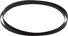 Disston - 14 TPI, 7' 5" Long x 1/2" Wide x 0.025" Thick, Welded Band Saw Blade - Carbon Steel, Toothed Edge, Raker Tooth Set, Hard Back, Contour Cutting - Exact Industrial Supply