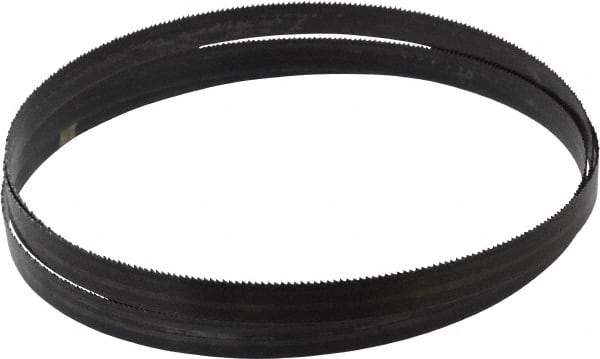 Disston - 10 TPI, 8' Long x 3/4" Wide x 0.032" Thick, Welded Band Saw Blade - Carbon Steel, Toothed Edge, Raker Tooth Set, Hard Back, Contour Cutting - Exact Industrial Supply