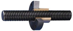 Keystone Threaded Products - 1-4 Acme, 6' Long, Alloy Steel Precision Acme Threaded Rod - Left Hand Thread, 2C Fit - Exact Industrial Supply