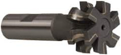 Whitney Tool Co. - 3/16" Radius, 3/8" Circle Diam, 1-3/8" Cutter Diam, 3/4" Cutting Width, Shank Connection, Concave Radius Cutter - 3/4" Shank Diam, 3-1/2" OAL, Carbide-Tipped, Uncoated, Profile Ground, 6 Teeth, Weldon Flat - Exact Industrial Supply