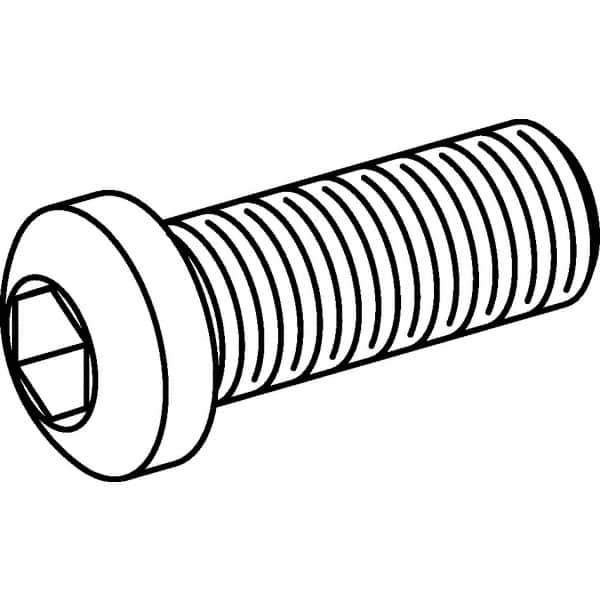 Kennametal - Torx Cap Screw for Indexables - For Use with Inserts - Exact Industrial Supply