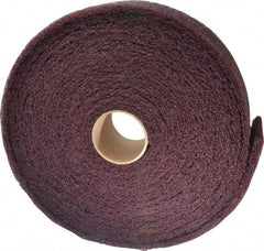 3M - 30' Long x 4" Wide Nonwoven Roll - Medium Grade, Purple, Aluminum Oxide - Exact Industrial Supply