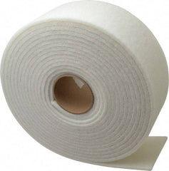 3M - 30' Long x 4" Wide Nonwoven Roll - Very Fine Grade, White, Talc - Exact Industrial Supply